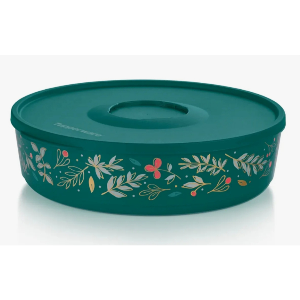 Tupperware tigela ilumina 2,5lts - tampa hérmetica - bike, natal, caminho das flores, orquídea, vermelha