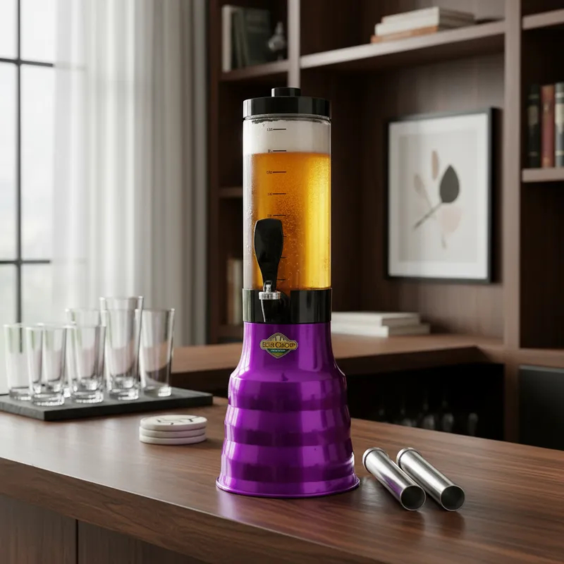 Torre Chopp 2 Litros Tubo Congelante Torneira Italiana Beer Chopp Churrasco Eventos Chopeira