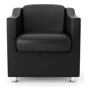 Poltrona Decorativa tillak Para Barbearia Salão De Beleza Recepção Cores Pés Cromados em Oferta na Shopee