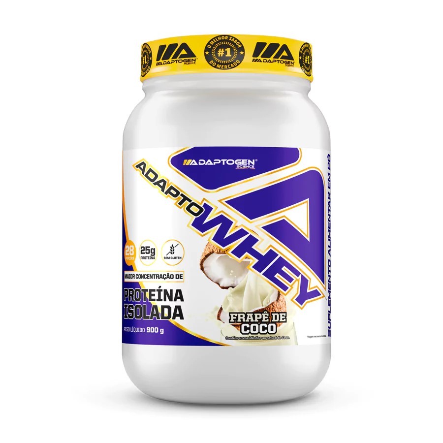 Adapto Whey 900g Whey Protein Suplemento em Pó 3w Adaptogen Science