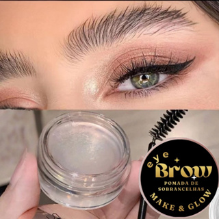 Gel de Sobrancelha com Óleo de Rícino e Escovinha Prática Pasta de Sobrancelhas Seu Look Natural em Oferta na Shopee