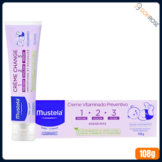 Creme Vitaminado para Assaduras Mustela 123 108g em Oferta na Shopee