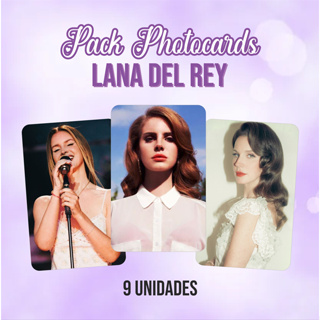 Photocards - Lana Del Rey - Packs 9 und - Holográfico e Brilho em Oferta na Shopee