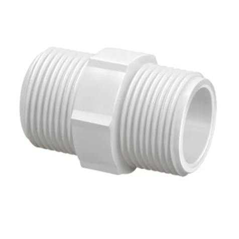 kit 10 Niple Nipel PVC 3/4" (25mm) Plastico Branco Conexão Roscavel em Oferta na Shopee