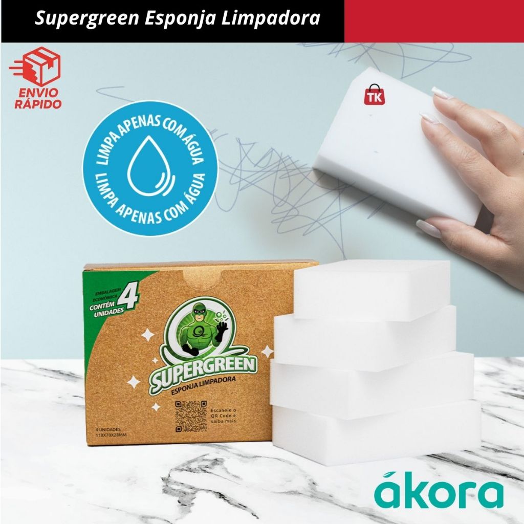 Supergreen® Esponja Limpadora Ákora