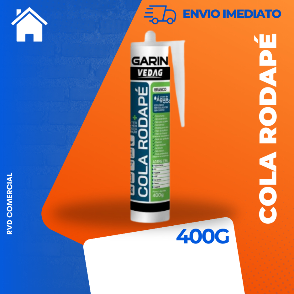 COLA RODAPÉ 400G  - GARIN em Oferta na Shopee