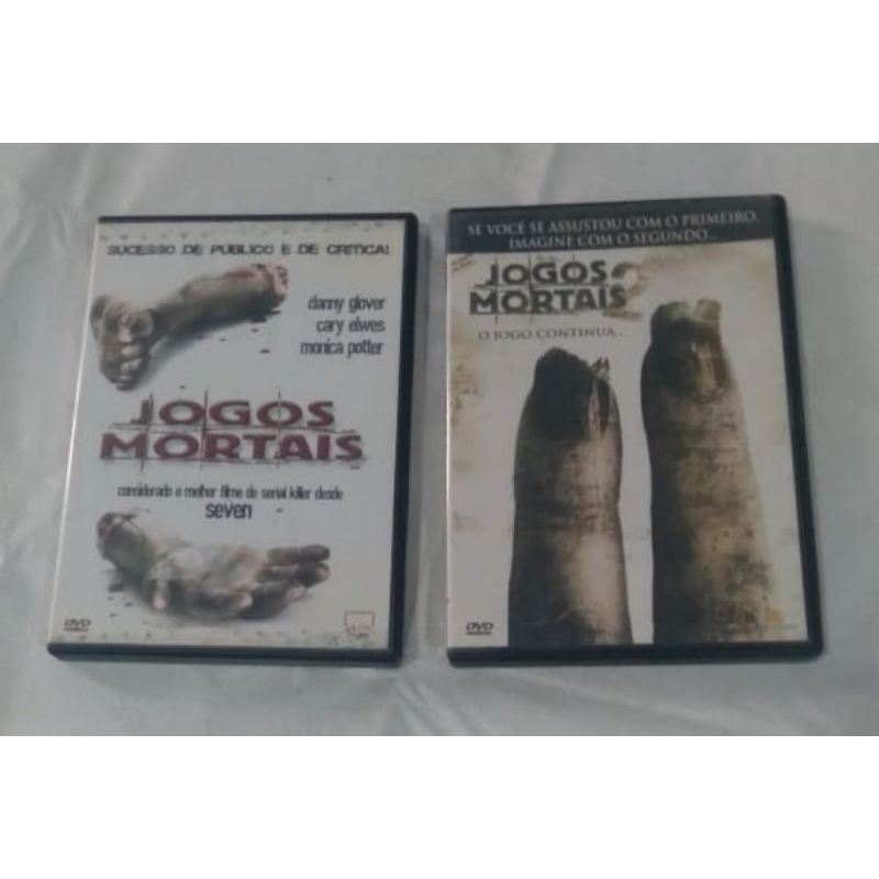 DVD COLEÇÃO " JOGOS MORTAIS" ( 2 & 7) ( 2 DVDS - FILMES) ( TODOS DUBLADOS)