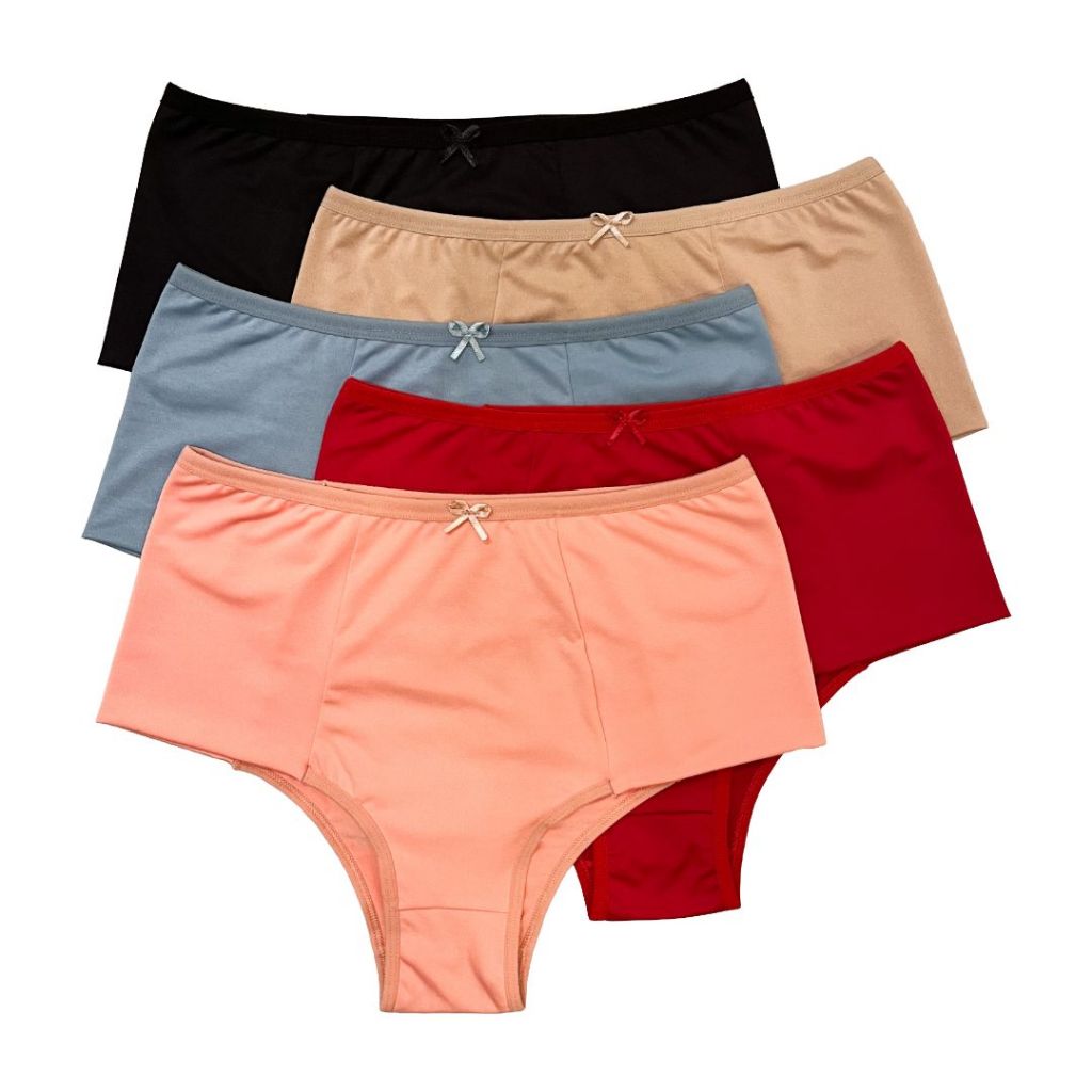 Kit 2 ao 5 Calcinha Plus Size Calçola Cintura Alta Microfibra Lateral Larga Conforto Lingerie Modeladora Feminina em Oferta na Shopee