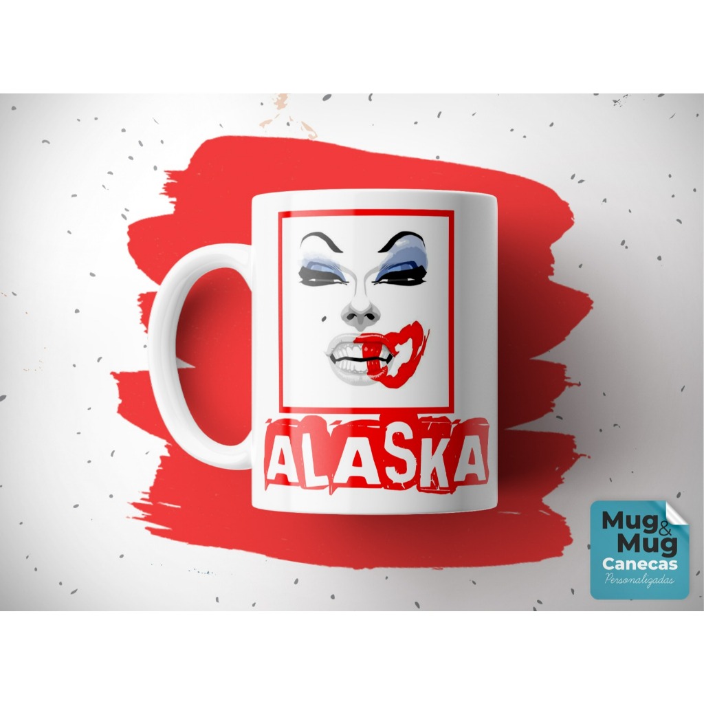 Caneca personalizada Drag Alaska Thunderfuck, a Diva Intergaláctica de RuPaul’s Drag Race