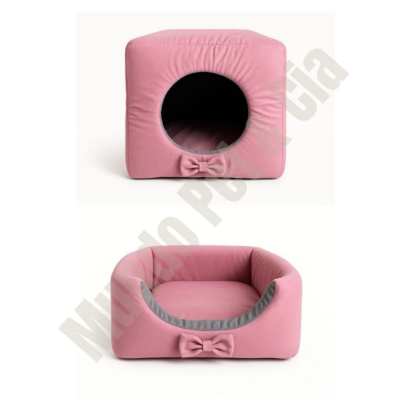Casinha cama toca Iglu 3 Em 1  Cão E Gato,Tamanhos P, M, G e GG, com almofada removível fundo impermeável em Oferta na Shopee