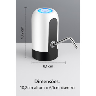 Bomba d'agua elétrica recarregável USB Moderna galão de água bebedouro
