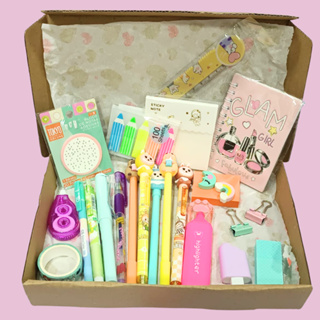 Caixa Supresa Kit Papelaria Criativa Com 20 Itens Fofos E Diferentes Criatividade em cada detalhe em Oferta na Shopee
