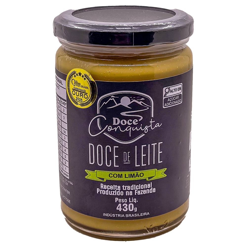 Doce de Leite com Limão Tradicional 430g - Doce Conquista
