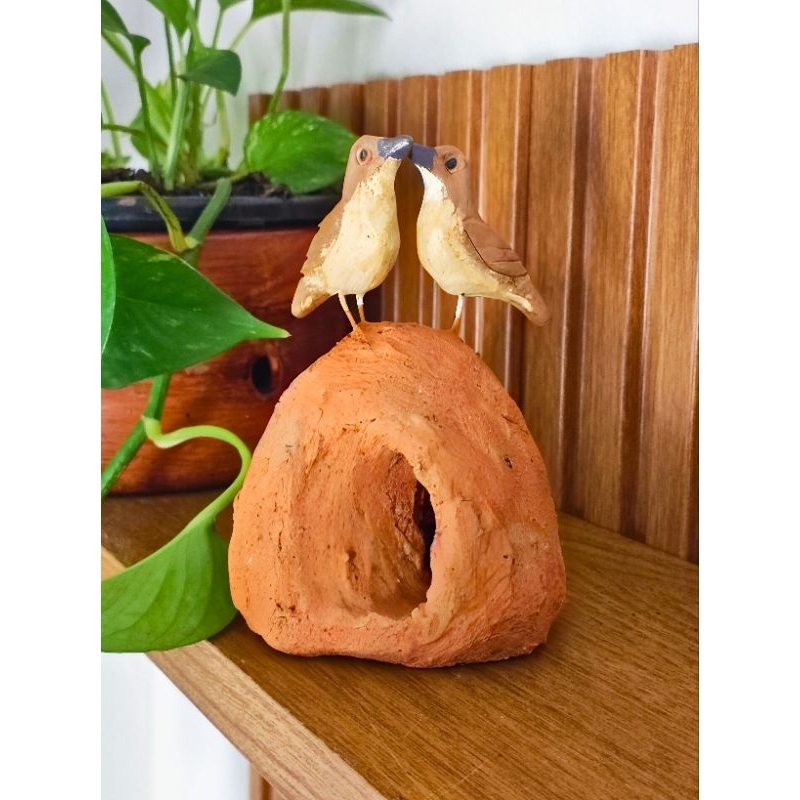 Artesanato Casa de João de Barro P Feito a Mão Decoração Enfeite Terracota LembrançaJardim Natureza Sítio Cerâmica Barro em Oferta na Shopee