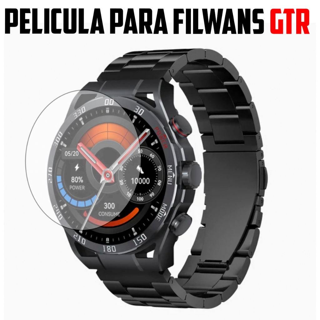 Película para Smartwatch Filwans GTR de vidro temperado Proteção de Tela