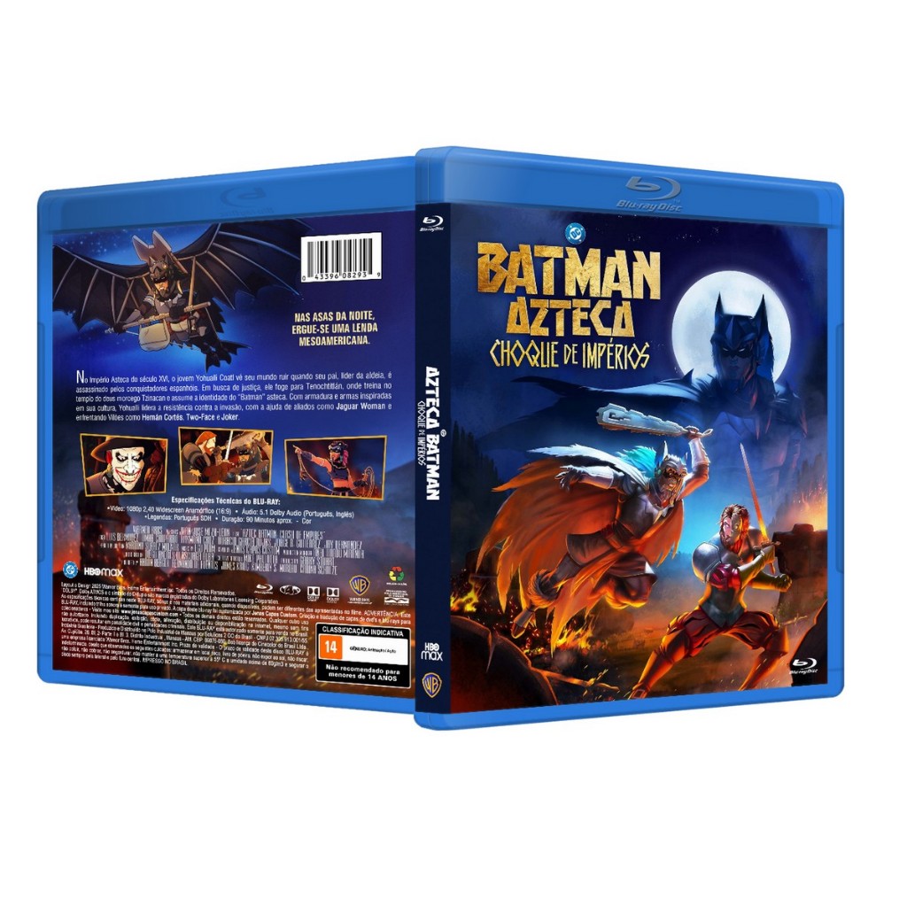 Blu-ray: Batman Azteca - Choque De Impérios DUB/LEG [PERSONALIZADO]