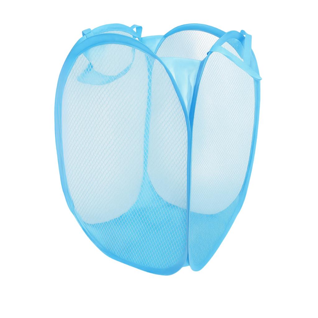 Cesto de Roupa Suja Nylon Dobrável Grande Multiuso