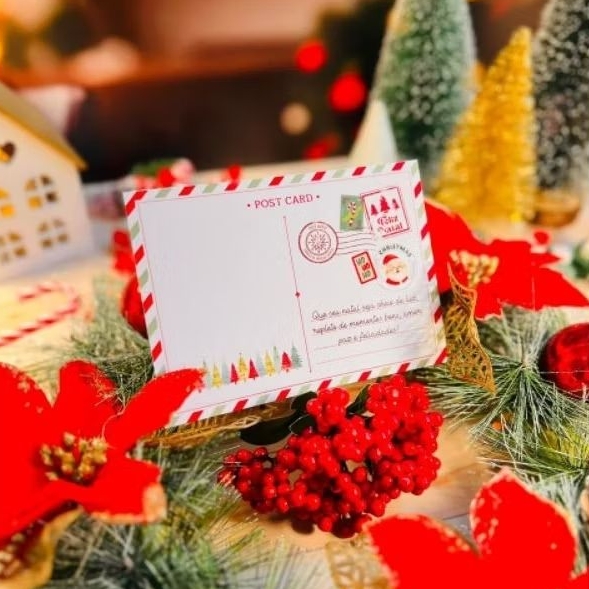kit 10/20/30/50 Cartão Multiuso Cookies Biscoitos Mimos Natal
