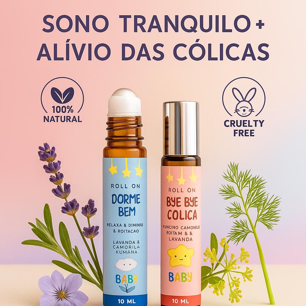 Aromaterapia I antil Cólica Bebê Natural Blend Óleos Essenciais dormir melhor insônia ansiedade