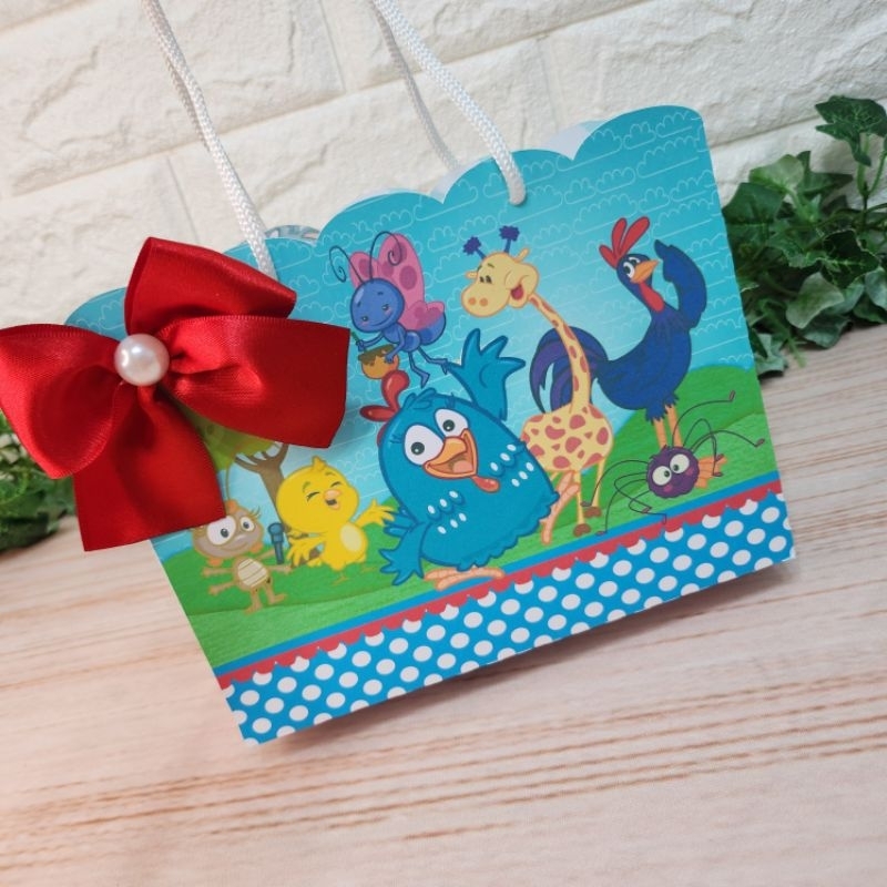 Sacolinha Galinha Pintadinha Personalizada l Sacolinha l Lembrancinha l Festa infantil l Festa Pintinho Amarelinho