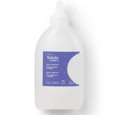 Imagem Refil Spray de Ambientes Natura Tododia Todanoite fragrancia relaxante cha de camomila e lavanda