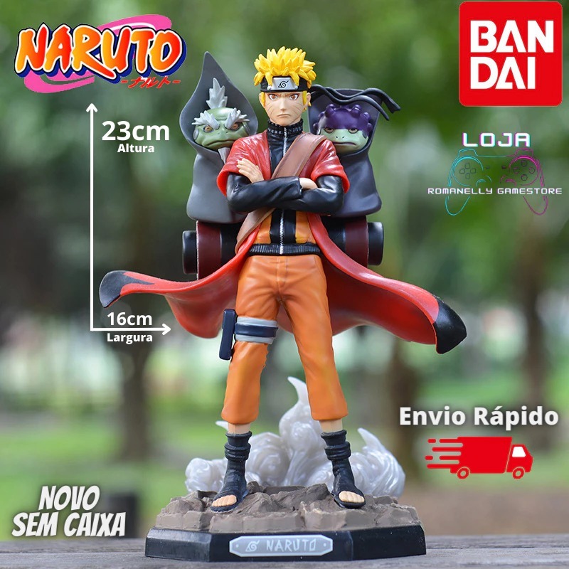 Naruto Sennin Sabio 23cm Action Figure Naruto Shippuden Colecionavel Anime decoração Presente Geek Boneco Figura de Ação