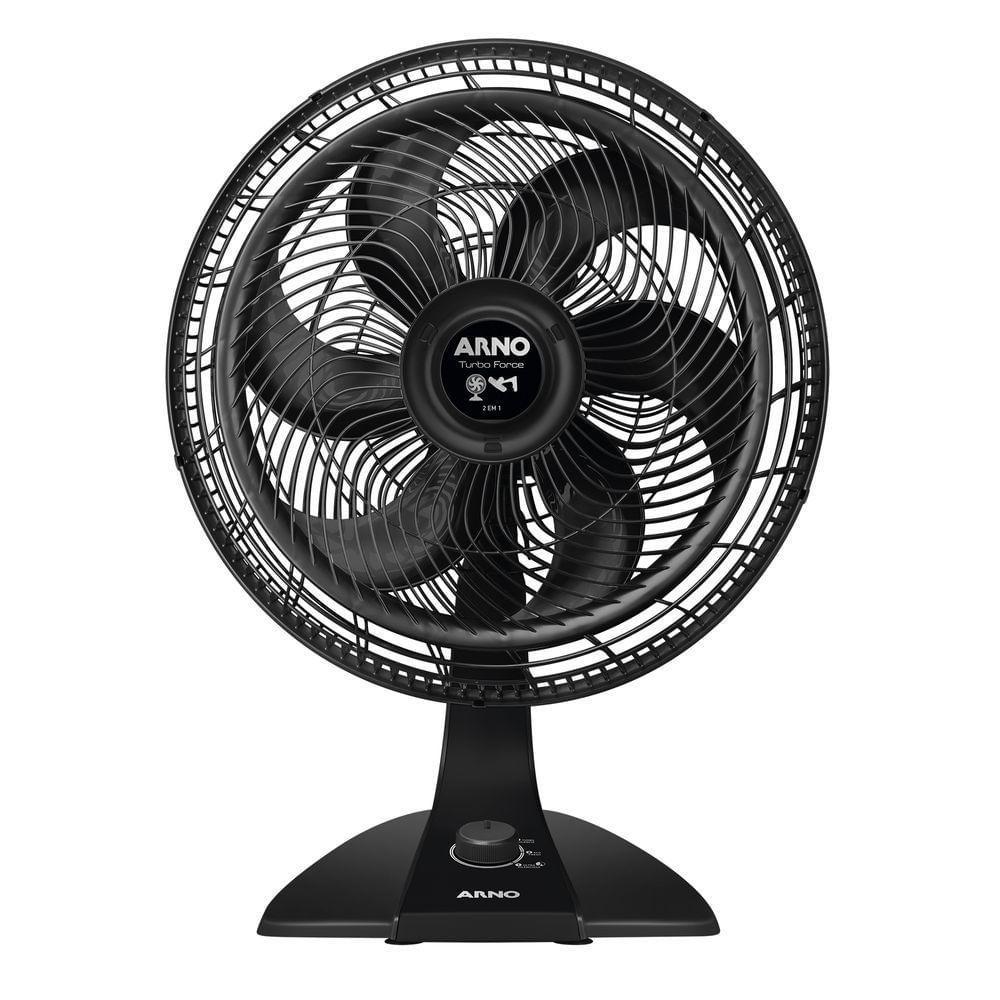 Ventilador Arno Turbo Force 2 em 1 40cm Vf42 Preto em Oferta na Shopee