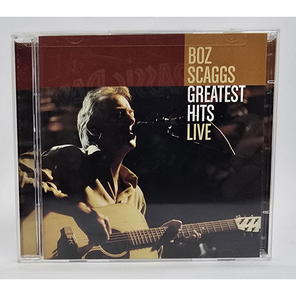 Boz Scaggs - Greatest Hits Live - Gray Cat Records 2004 - CD Duplo Importado