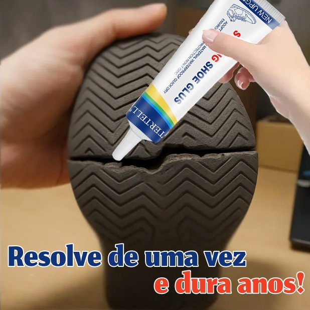 Cola adesiva forte para sapatos - para reparação de calçado, soluções de reparação duradouras para solas
