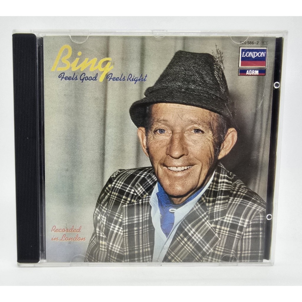 Bing Crosby - Feels Good, Feels Right - London Records 1988 - CD Nacional