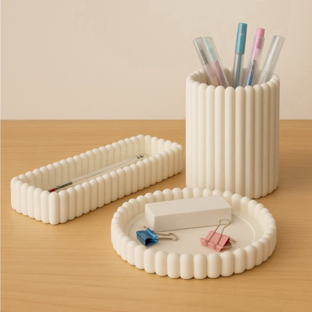 Kit escritório conjunto de organizadores / porta canetas e clips