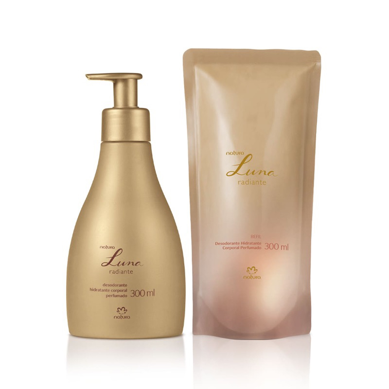 Kit Hidratante Corporal Perfumado Luna Radiante com Refil