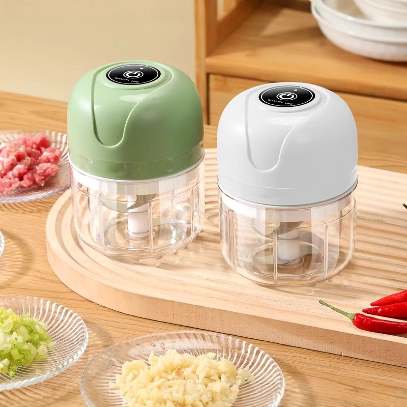 processador de alimentos multiuso mini elétrico usb recarregavel para alho, especiarias e alimentos para bebe