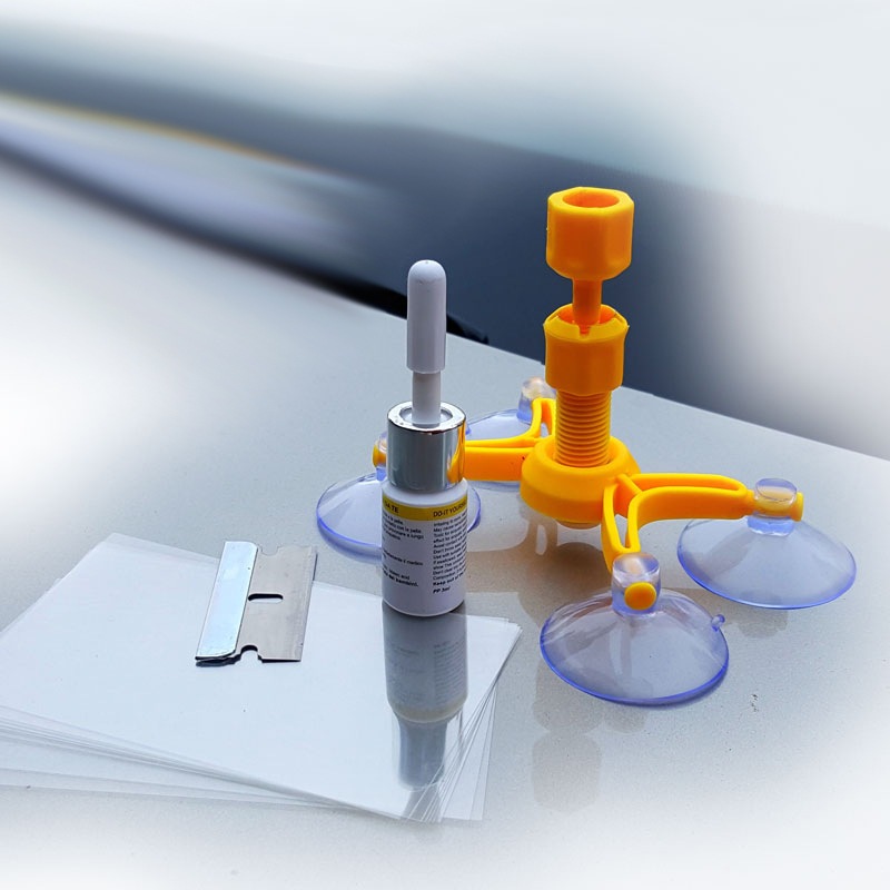 Reparador de Parabrisa Trincado - Kit com Resina Alemã para Vidros de Carro em Oferta na Shopee