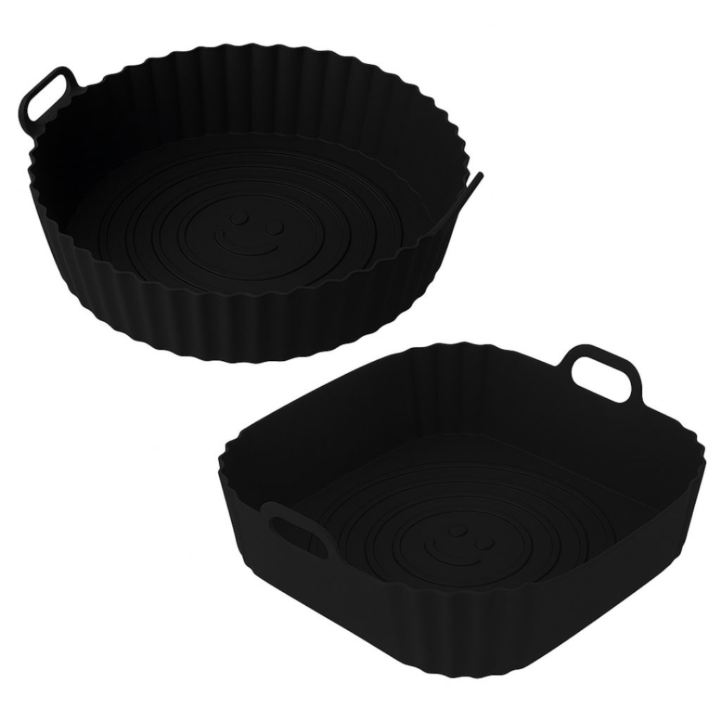 Forma Silicone Airfryer Assadeira Antiaderente Lavável