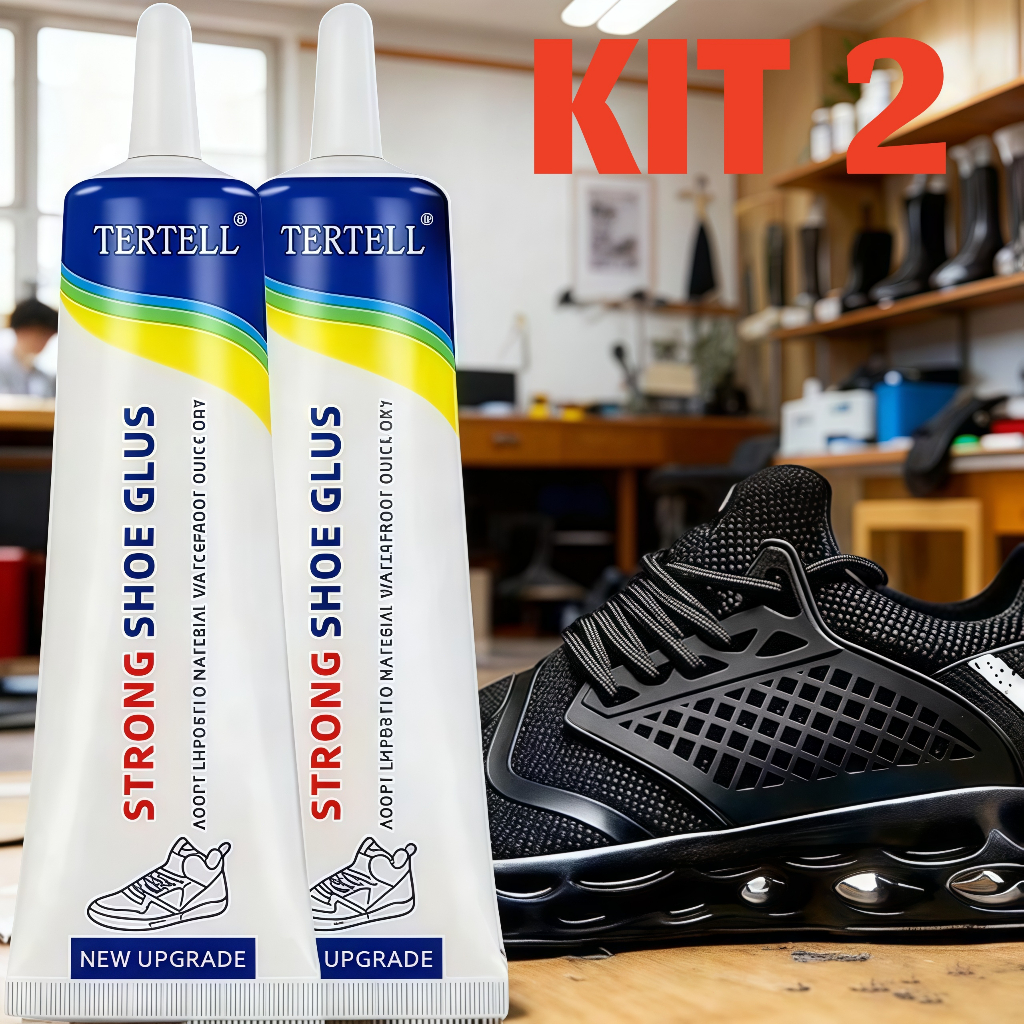 Cola Profissional para Sapatos - 60ml | Super Resistente, Impermeável e Sem Odor
