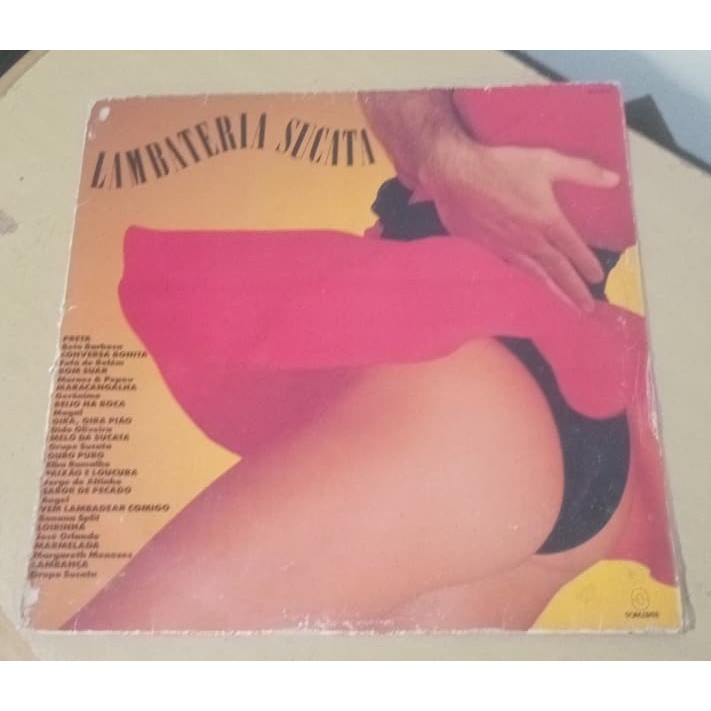 Disco de Vinil Lp Lambateria Sucata, Som Livre, 1990