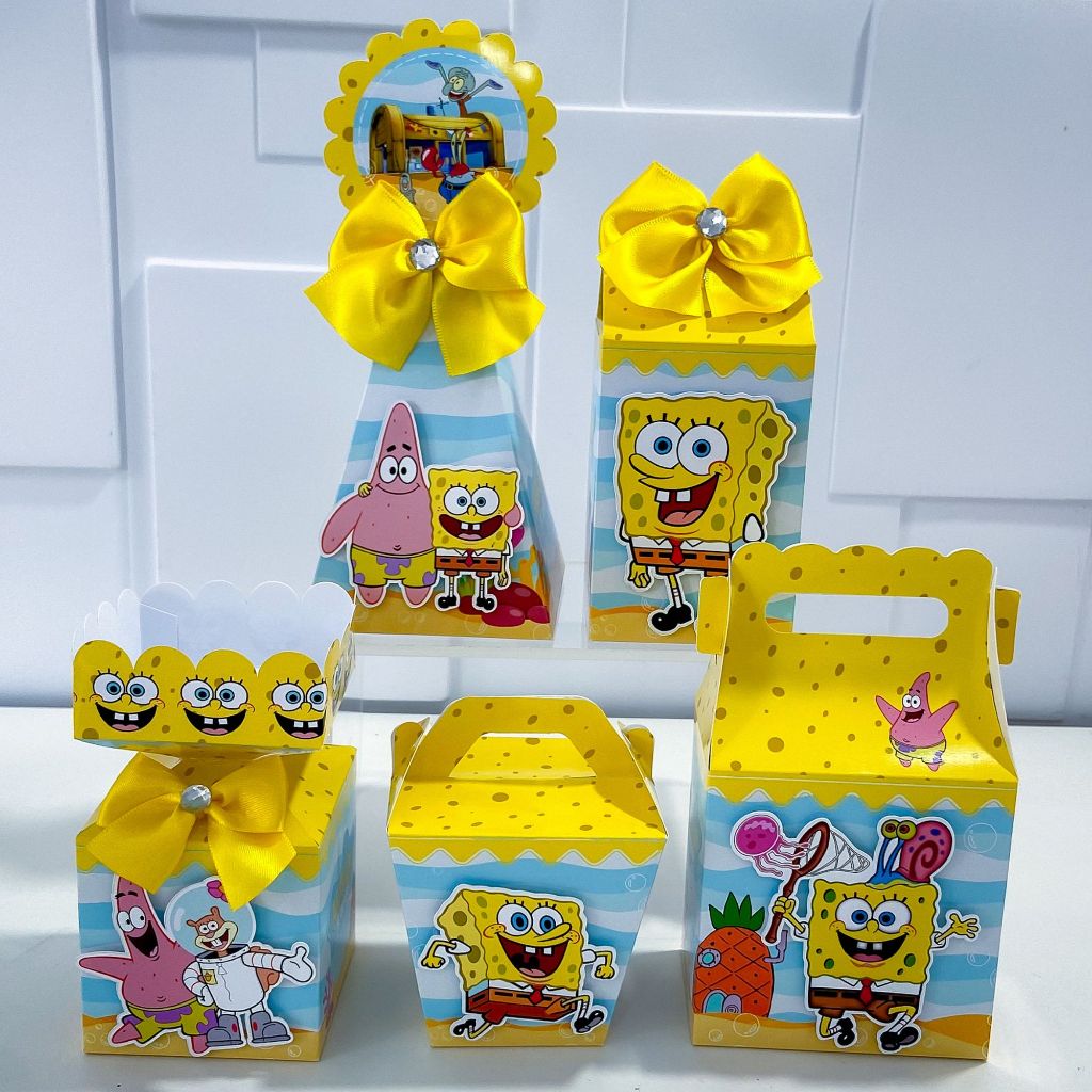 Lembrancinha Bob Esponja/Kit Personalizados/Aniversário/Personalizados