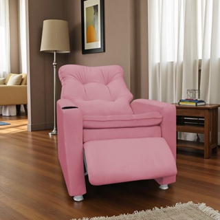 Poltrona do Papai Reclinável com Porta Copos e 3 Posições Berlim - Poltrona para Clínica Extensão de Cílios em Oferta na Shopee