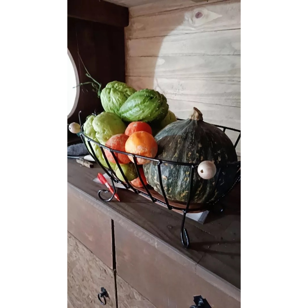 Fruteira para balcao oval em OFERTA Fruteira de mesa Rustica ENVIO IMEDIATO