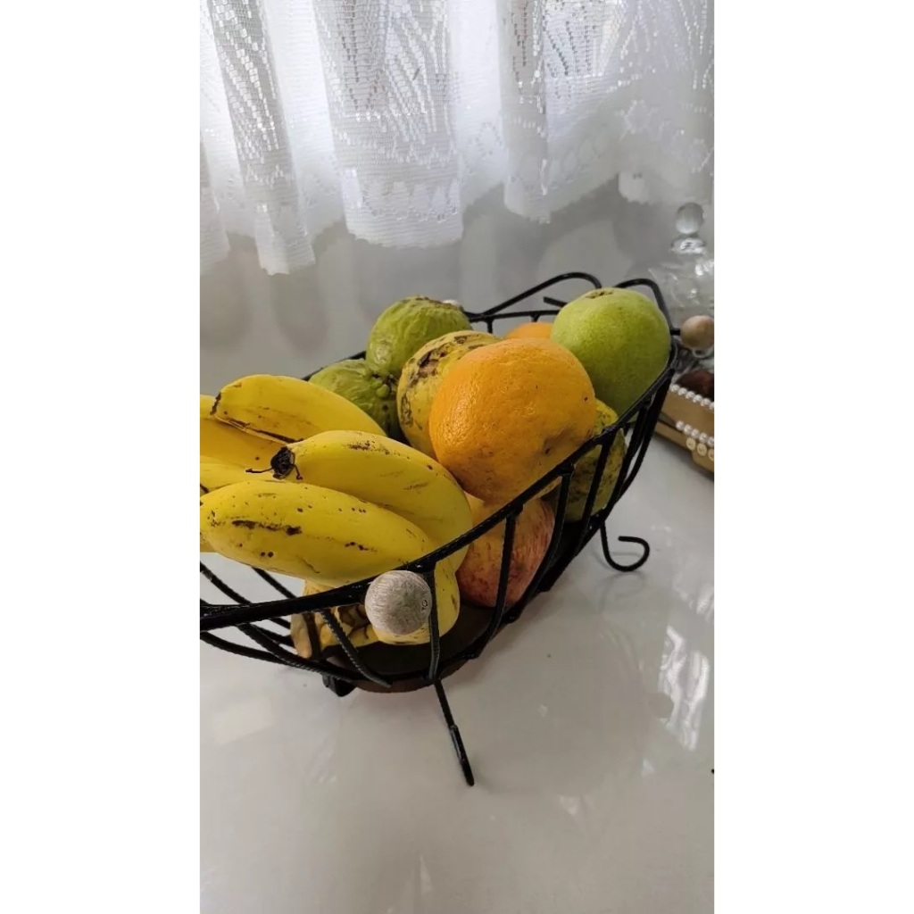 Organizador de Frutas Fruteira para mesa oval Rustica Fruteira para balcão ENVIO IMADIATO Fruteira