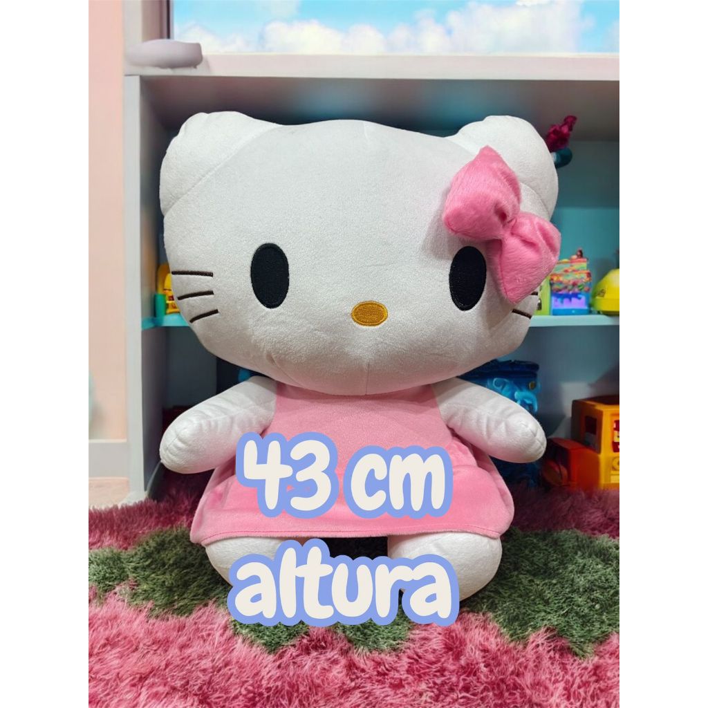 Hello Kitty de Pelúcia 43cm Envio Imediato em Oferta na Shopee