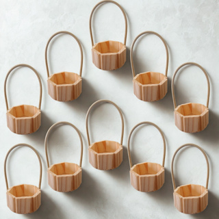 Kit 10 Cestas 11cm Lembrancinhas para Decorações e Presentes em Oferta na Shopee