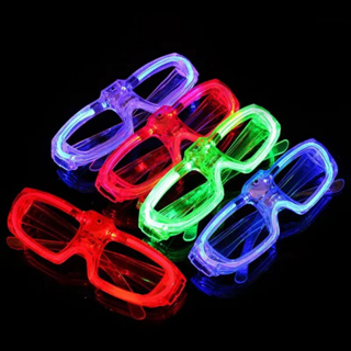 Kit Óculos LED Neon Colorido Para Festas Despedida Casamento Balada em Oferta na Shopee