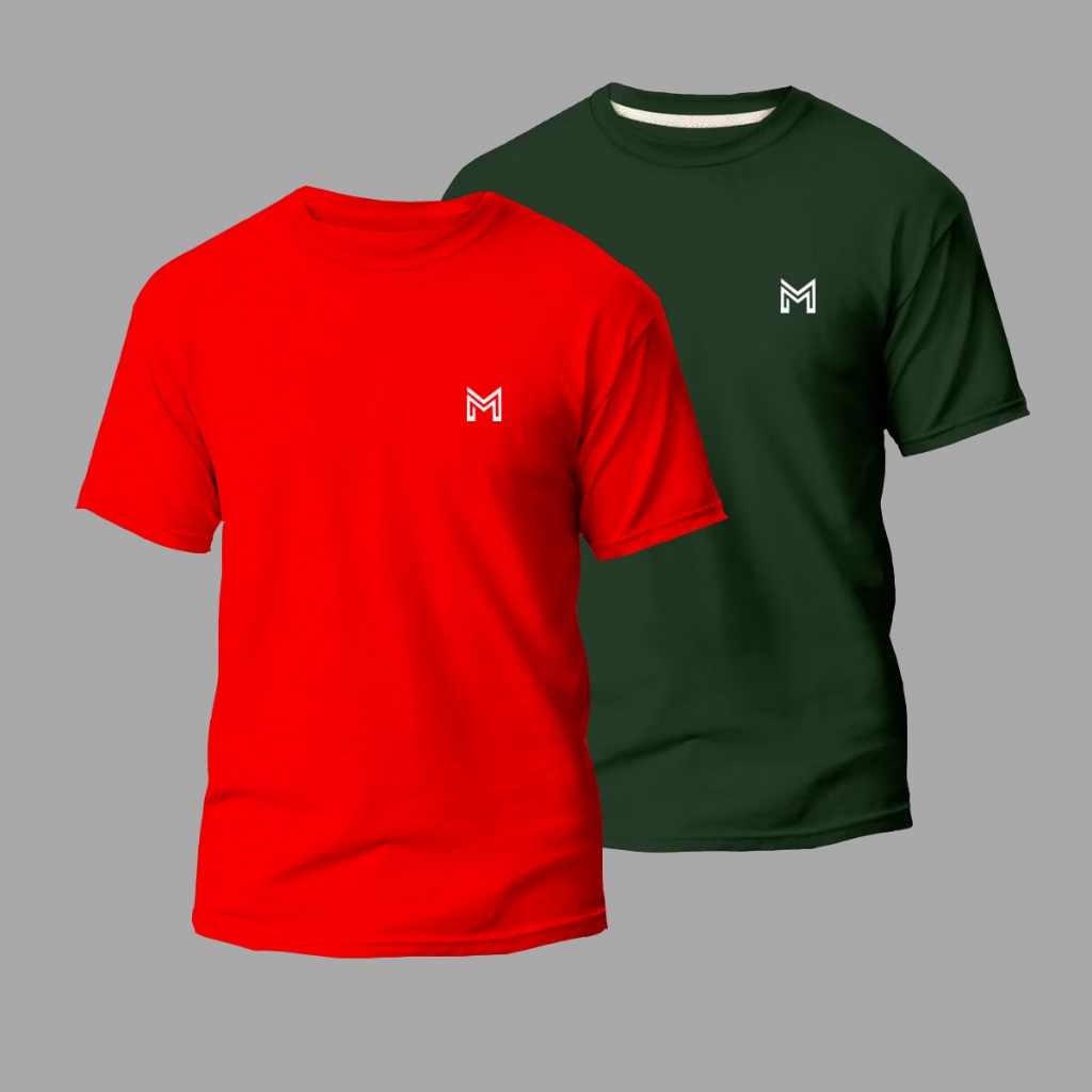 Kit 2 Camisetas M Lançamento Natal Camiseta 100% Algodão em Oferta na Shopee