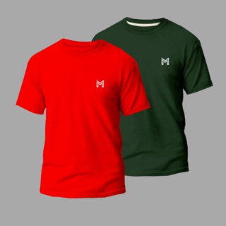 Kit 2 Camisetas M Lançamento Natal Camiseta 100% Algodão em Oferta na Shopee