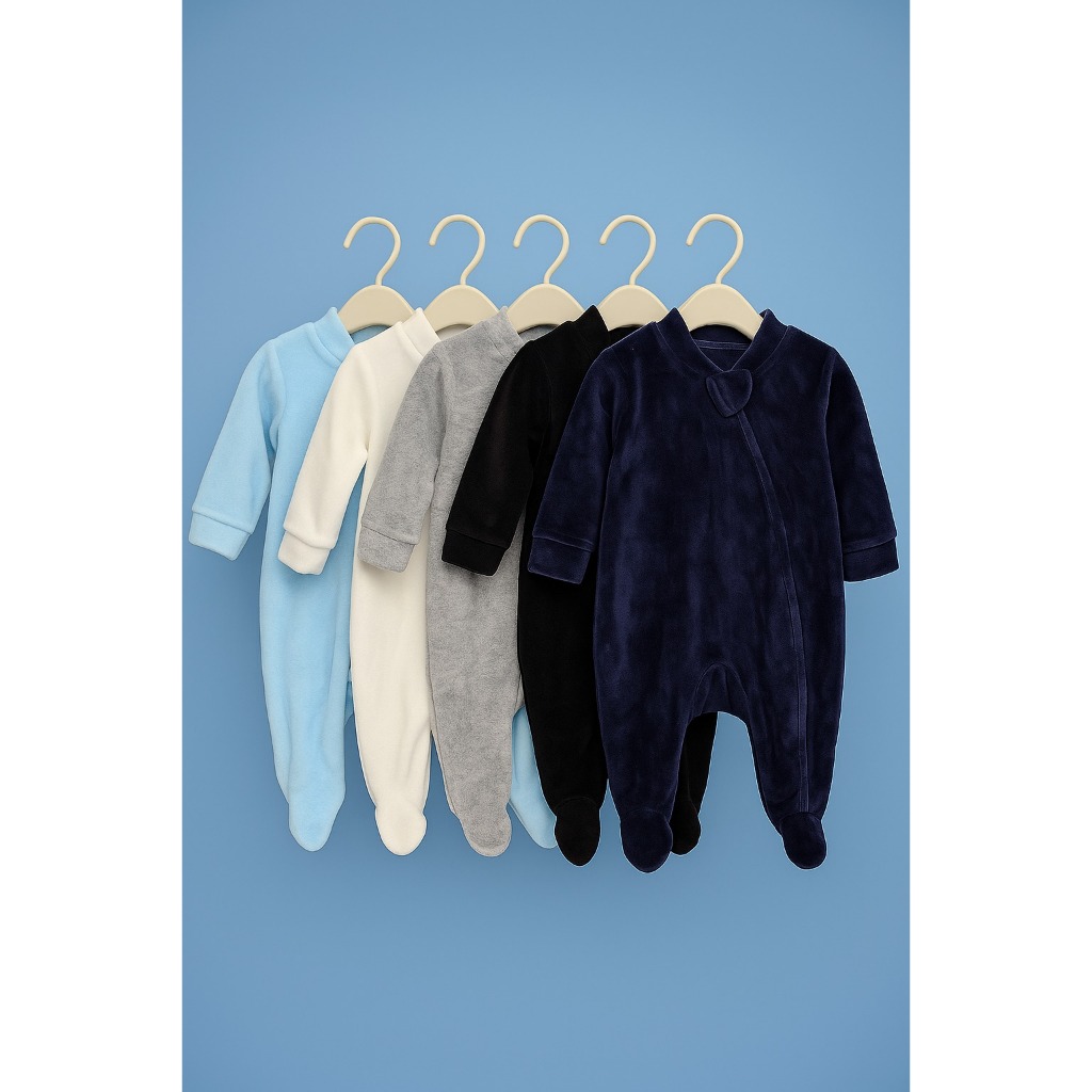 MACACAO de Bebê em Plush pijama bebê plush Macacão peluciado bebe RN a 4 meses - macacão bebê menina macacão bebê menino