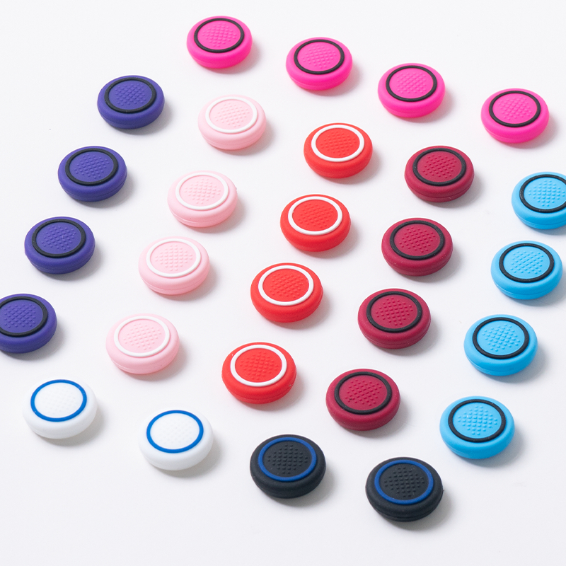 Kit Grip Analógico Tampa Silicone Acessório Controle Joystick Xbox One PS3 Ps4 Ps5 Series