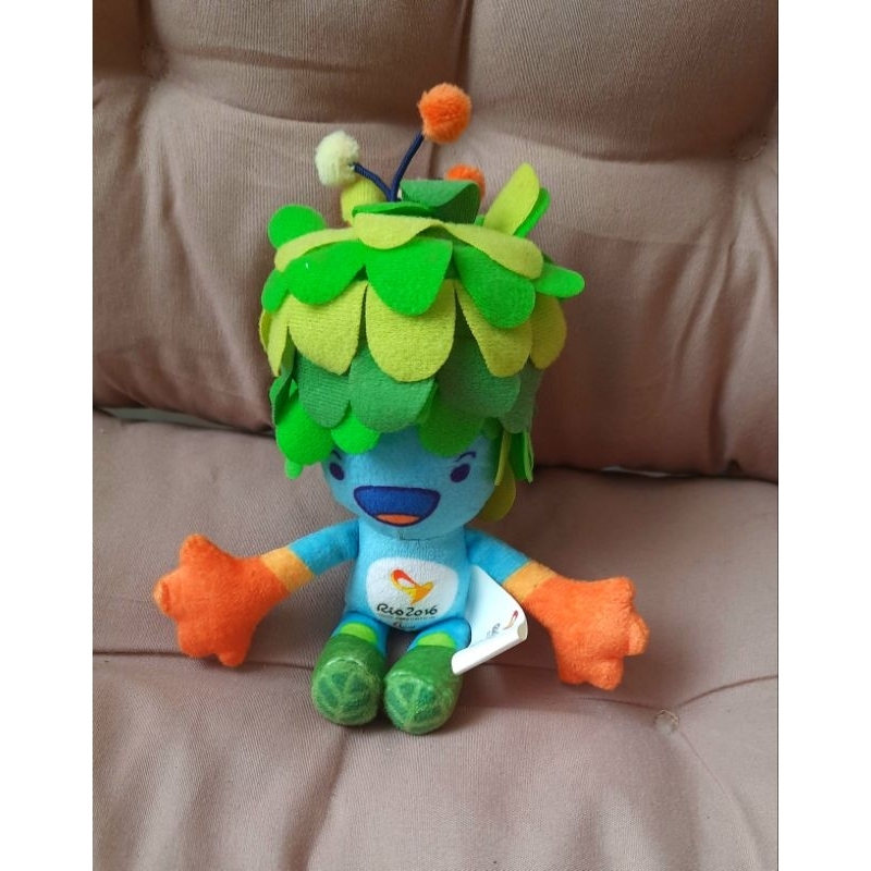 Chaveiro de Pelúcia Mascote Tom - Rio 2016 Oficial