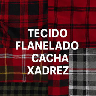 6 Metros De Tecido Flanelado Cacha Xadrez – Conforto, Estilo e Aconchego! em Oferta na Shopee